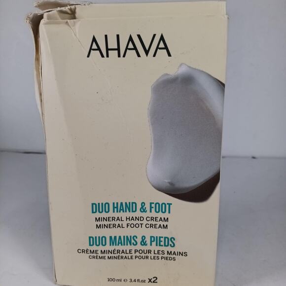 AHAVA Essential Hydration DUO KIT HAND / FOOT Cream 3.4 Fl Oz Each set 2 - Picture 4 of 4